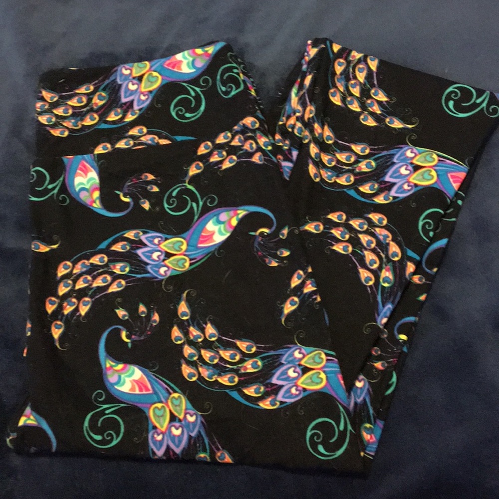 Lularoe Peacock Leggings